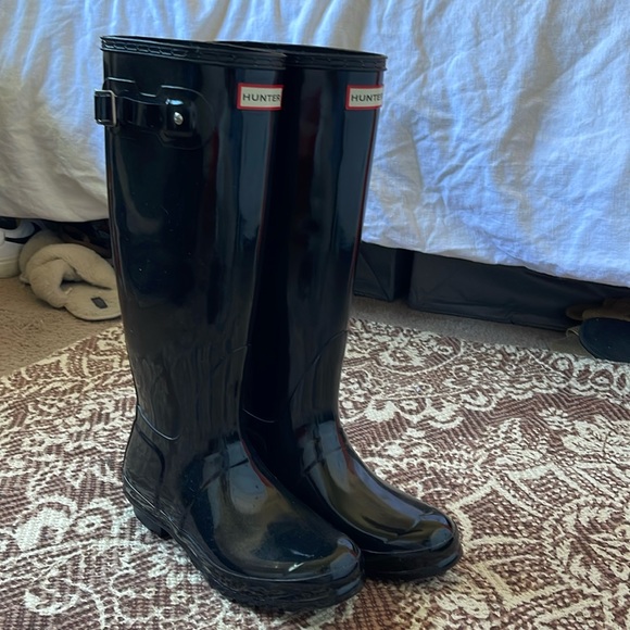 Black Hunter Rain Boots - Picture 1 of 2